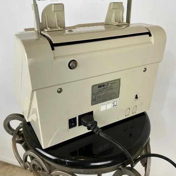 Magner MAGII 20 Series Currency Counter (Only needs new rubber wheels) - Picture 5 of 7